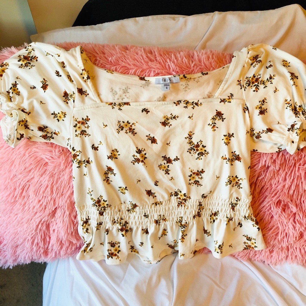 A ribbed crop top
